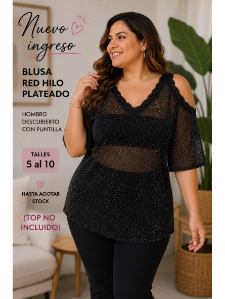 blusa red hilo