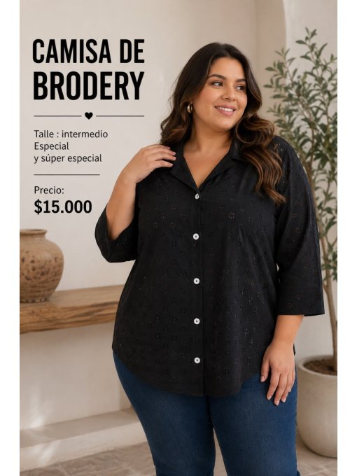 camisa broderi