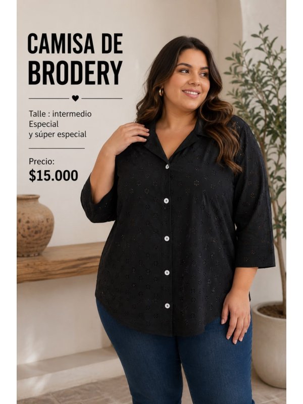 camisa broderi